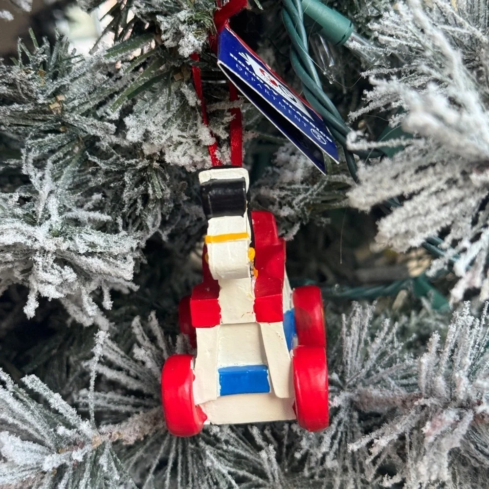 Vintage Rocking Horse ornament department 56 fisher price baby Christmas tree